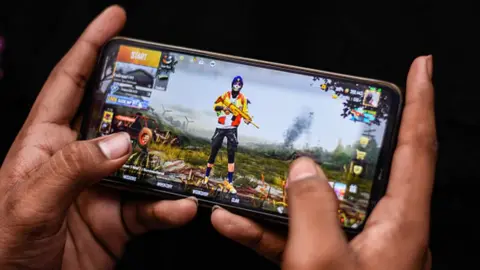 Getty Images PUBG being played on an Android smartphone.