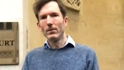 PA Media Dr Adam Fowler outside Bristol Crown Court