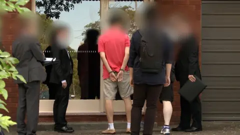 AUSTRALIAN FEDERAL POLICE Australian police arrest Chan Han Choi