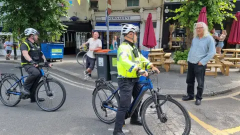 BBC Police on e-bikes