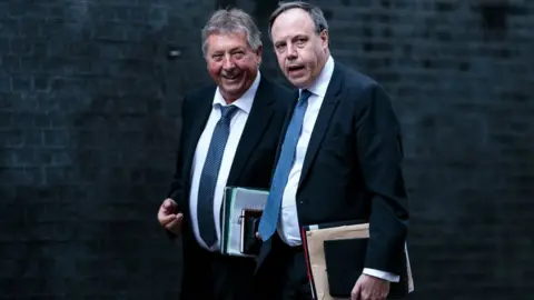 Getty Images Sammy Wilson and Nigel Dodds