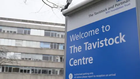 James Anderson/BBC News A picture of the Tavistock's sign