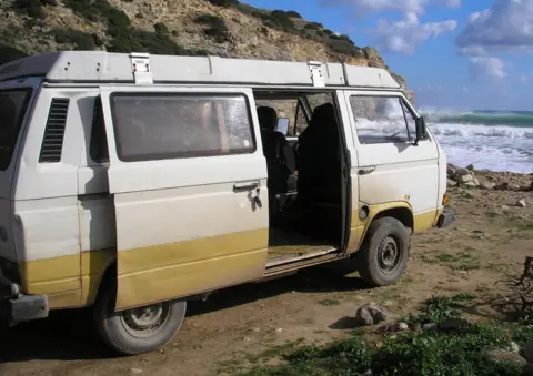 Met Police handout A handout photo issued by Metropolitan Police of a VW T3 Westfalia campervan that has been linked to the suspect