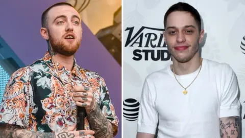 Getty Images Mac Miller and Pete Davidson