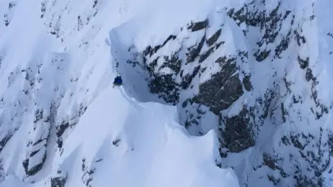 Rob Glendinning Climbers on mountain