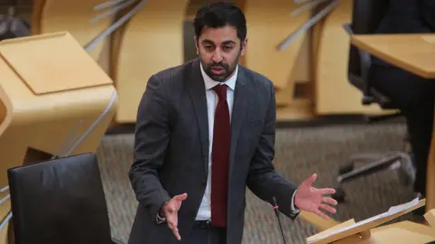 PA Media Health Secretary Humza Yousaf