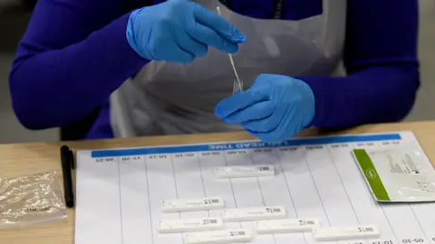 Getty Images Covid test