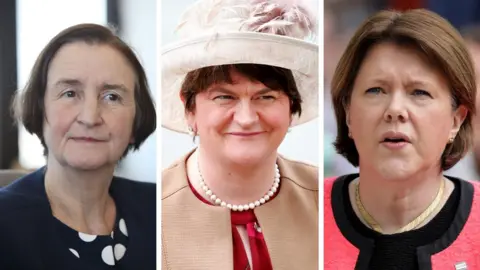 Getty/Shutterstock Nia Griffith, Arlene Foster and Maria Miller