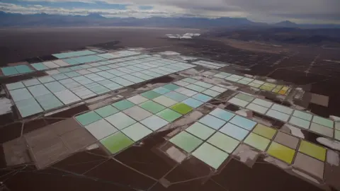 Reuters lithium salt pools aerial view
