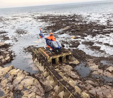 Ross Russell Helicopter pad