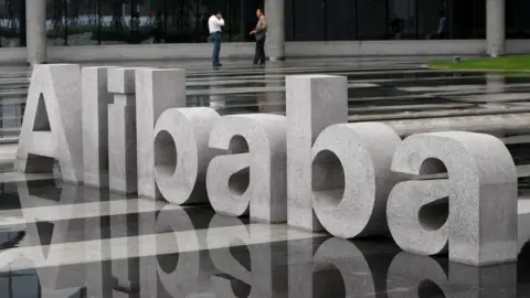 Getty Images Alibaba sign