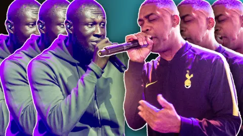 Getty Images/BBC Wiley and STormzy photoshop