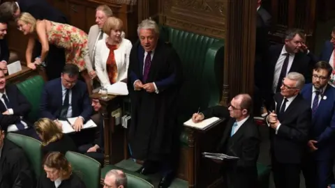 PA Media John Bercow in the Commons