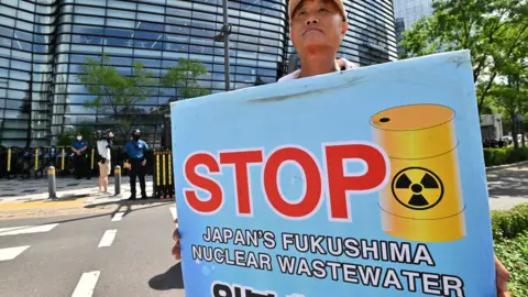 Getty Images There have been oppositions from China, South Korea, and Hong Kong against the Fukushima nuclear plan