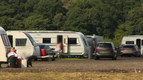 BBC Traveller site in Mobberley