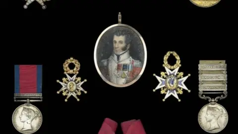 Dix Noonan Webb/PA Wire Napoleonic medals