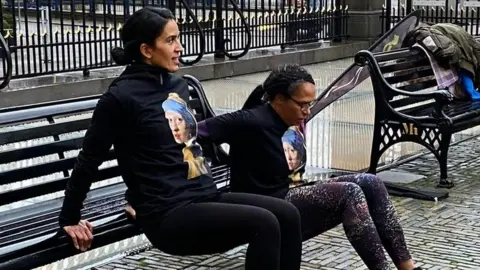 Boris de Munnick/Dayna Smith The Mauritshuis in The Hague joined other museums in offering gym classes