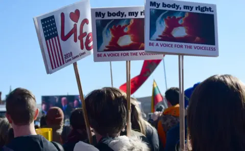 E. Hambach / Getty Images Annual 'March for Life', January 2018