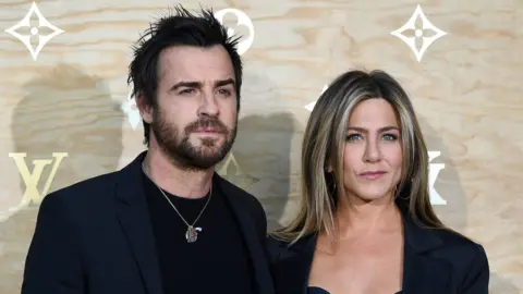 AFP US actors Justin Theroux and Jennifer Aniston