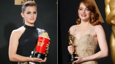Reuters Emma Watson and Emma Stone