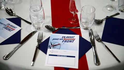 Reuters Leaflets for Marine Le Pen's National Front campaign