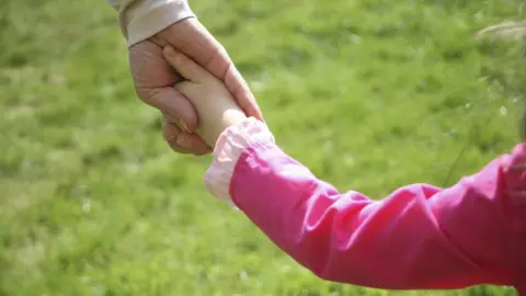 Getty Images Girl holding hands