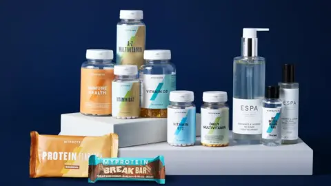 The Hut Group Hand sanitiser beng made and distributed by The Hut Group