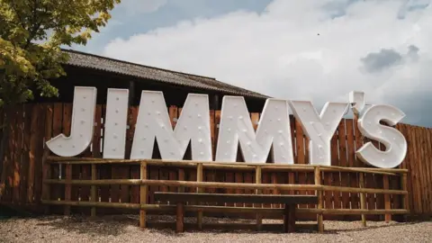 Jimmy's Farm The Jimmy's sign at Jimmy's Farm