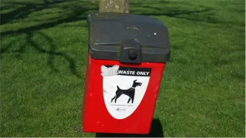 BBC Dog foul bin