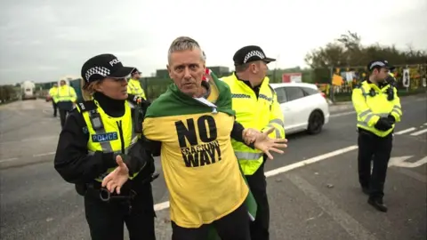 Getty Images fracking protests