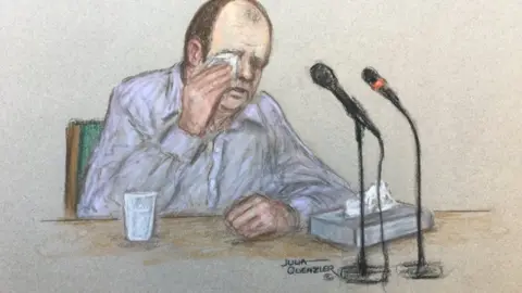 Julia Quenzler Sketch of Paul Worthington