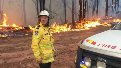 Supplied Greg Mullins on a fire ground