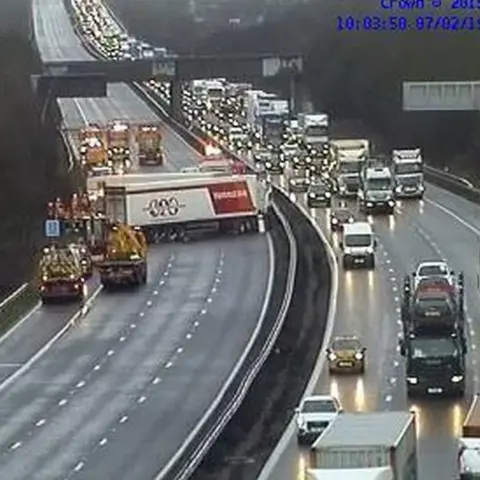 Highways England M1 crash