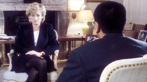 Princess Diana and Martin Bashir