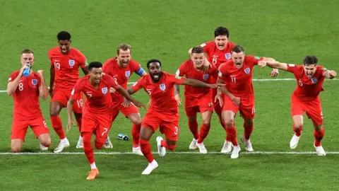 Getty Images England win pen shootout