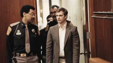 Getty Images Jeffrey Lionel Dahmer appears at his trial
