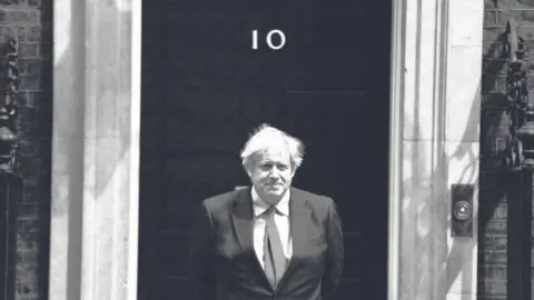 Getty Images Boris Johnson outside No 10 Downing Street