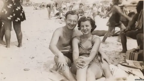 Hilda Jaffe Hilda on honeymoon