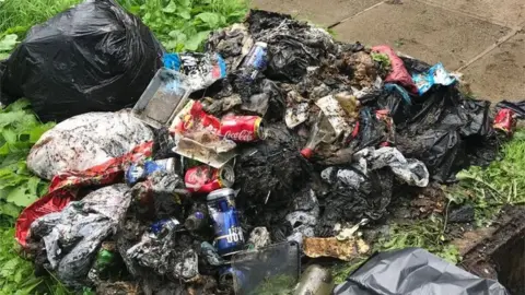 NI Water Rubbish from sewer system