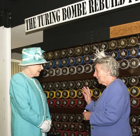 Getty Images The Queen and Jean Valentine