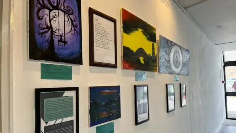 Arc The pieces on the wall