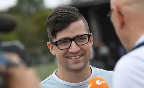 Getty Images Identitarian leader Martin Sellner, 25 Aug 18