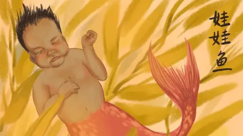 Frankie Huang Illustration of a baby