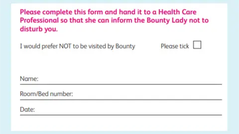 Bounty Bounty opt-out card