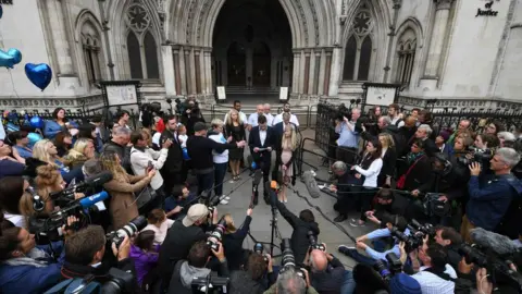 AFP Media outside the High Court