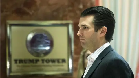 Getty Images Donald Trump Jr in Trump Tower