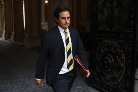 Getty Images Johnny Mercer served in Afghanistan before becoming a government minister.