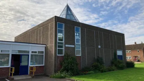 BBC Square church building with glass pyramid roof