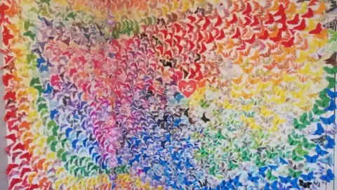 Hannah Bartlett Butterfly wall