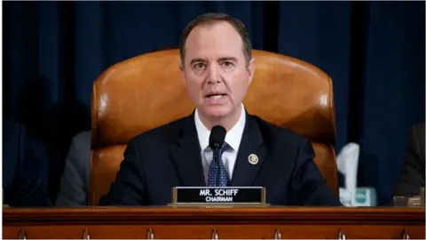 Getty Images Adam Schiff (D-CA) speaks at the start of a hearing before the House Intelligence Committee in the Longworth House Office Building on Capitol Hill November 19, 2019 in Washington, DC